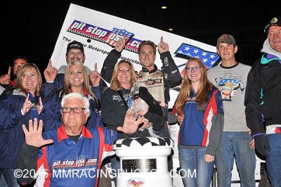 11-7-15 Stockton 99 Dirt Track: Tribute to Gary Patterson: Civil War 360ci Sprint Cars - King of the West 410ci Sprint Cars