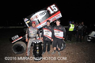 3-19-16 Stockton 99 Dirt Track: World of Outlaws - 360 Sprints