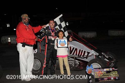 7-16-16 Petaluma Speedway: BCRA Midgets and Midget lites and BCRA Vintage - 360 Sprint