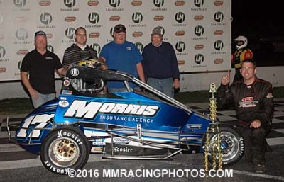 10-1-16 Madera Speedway: BCRA Midgets - Winged Sprint Cars - USAC HPD