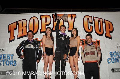 10-21-16 Tulare Thunderbowl Raceway: Trophy Cup night 2