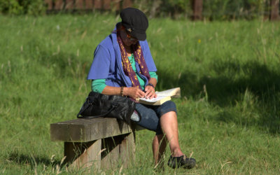 Reading By The River