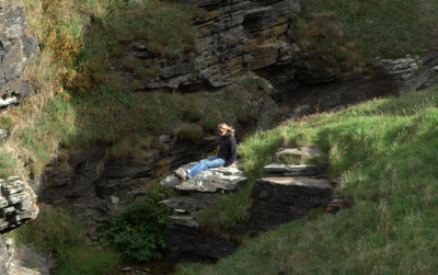 Posing On The Rocks