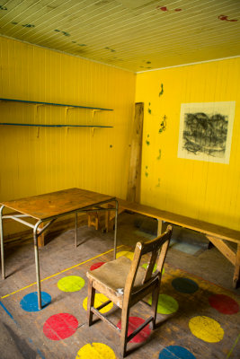 Inside the Climbing Hut at Glenn Affric