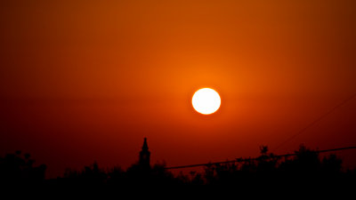 Sunset From The Villa