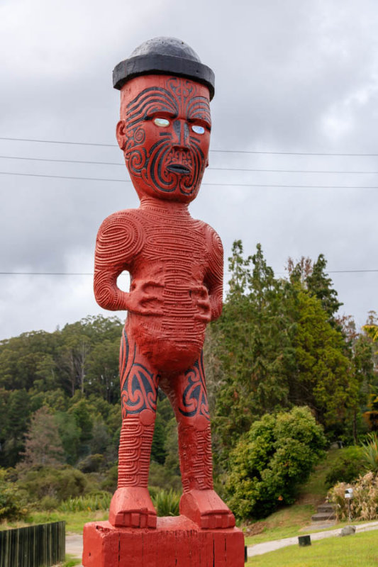 at a Maori Village
