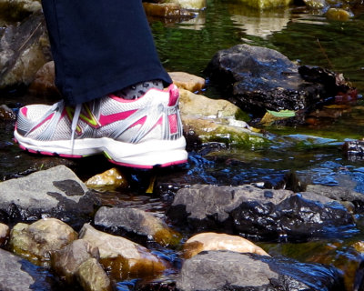 Foot in stream