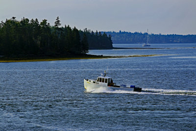 Typical boating scene
