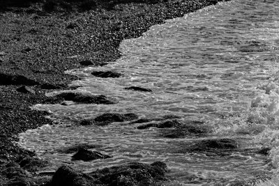 Water coming ashore
