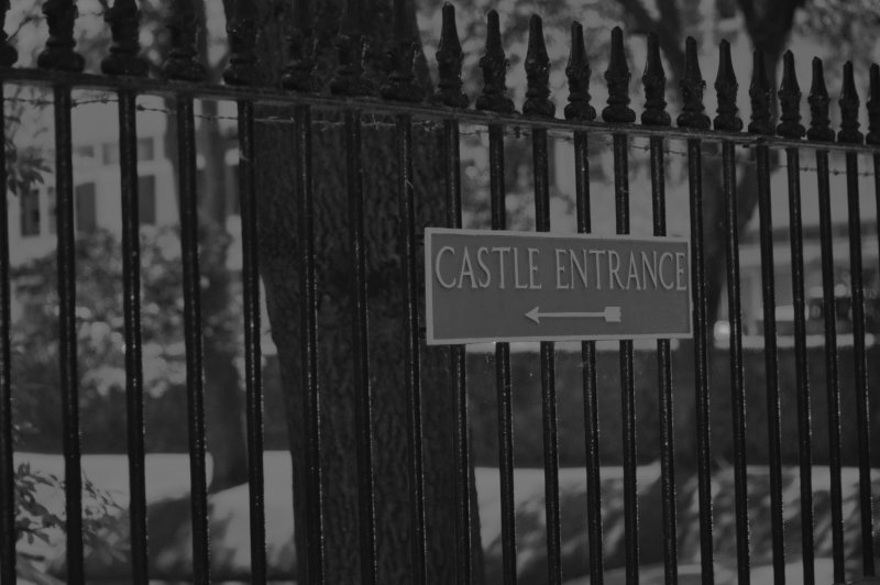 Castle Entrance This Way