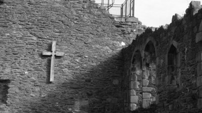 Inside Rothesay Castle