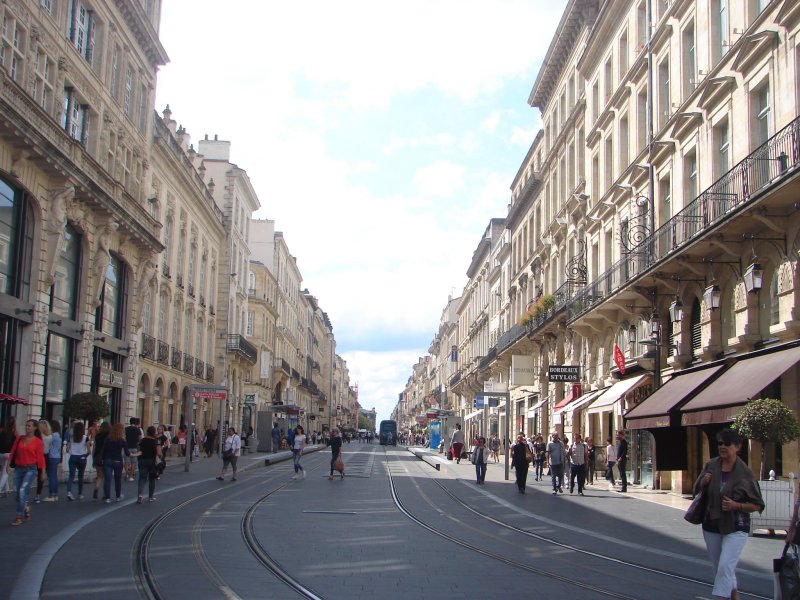 Typical street off Place de la Comedie