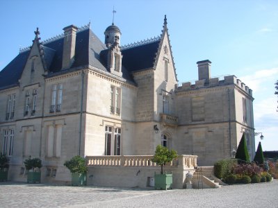 Chateau, 18th c, built on ruins of 12th c. mansion