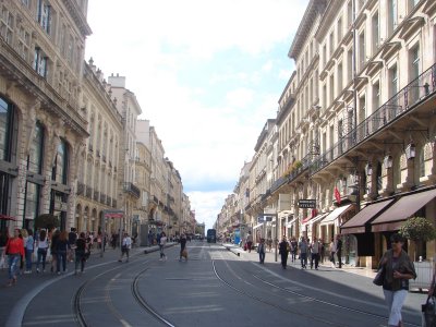 Typical street off Place de la Comedie