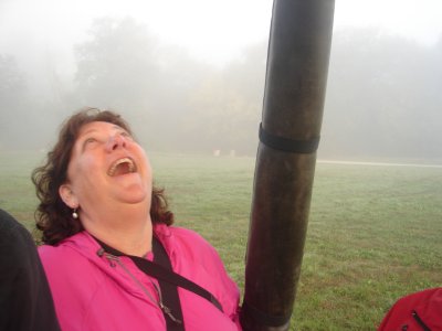 Jennie at the gentle lift off
