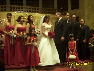 maids of honor and groom's men