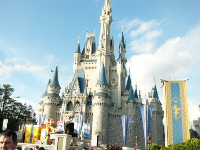 the castle in Magic Kingdom