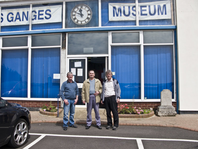 L > R Jim Worlding, John Sharp and Stan Sprot 50th anniversary reunion  