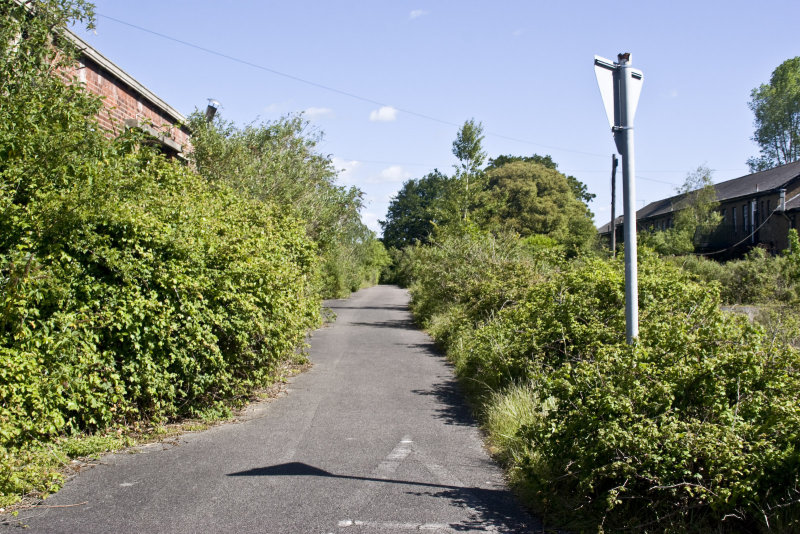 Lane between Swimming Pool and CPO's Mess