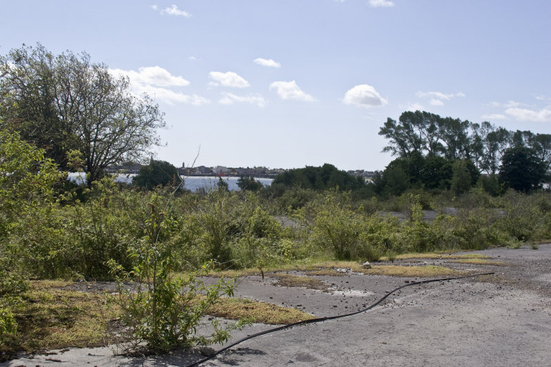 Looking to the coast, over what would have been messdecks