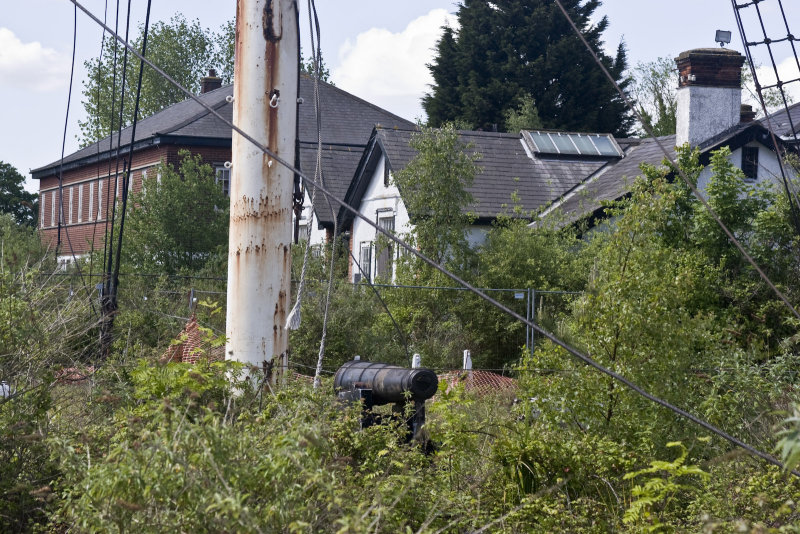 The old cannon at the bottom of the mast, looking towards the Wardroom