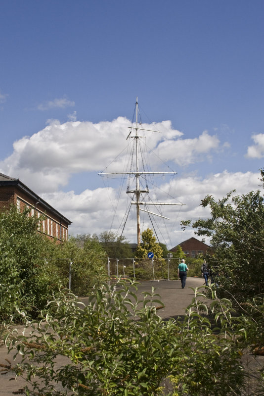 Looking over the Quarter Deck, back to The Mast