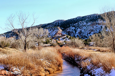 From the bridge at the last water crossing