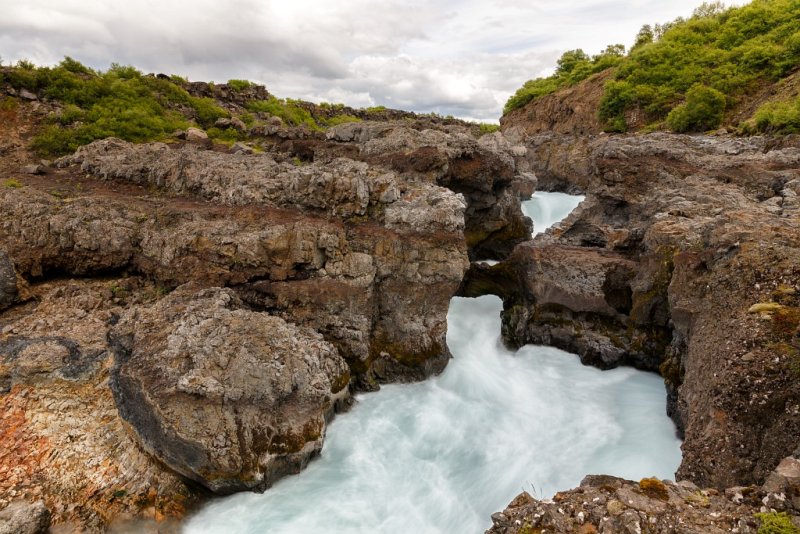 Hraunfossar waterfall