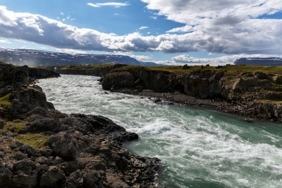 River Skjlfandafljt after Goafoss 