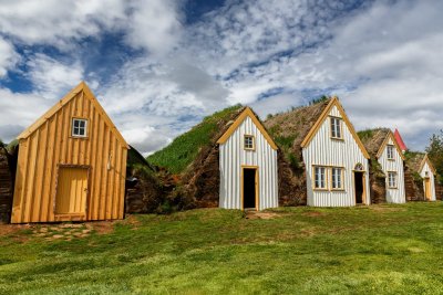 Glaumbr old turf farmhouses