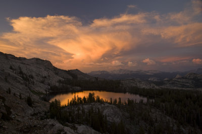 May Lake Sunset, Yosemite.