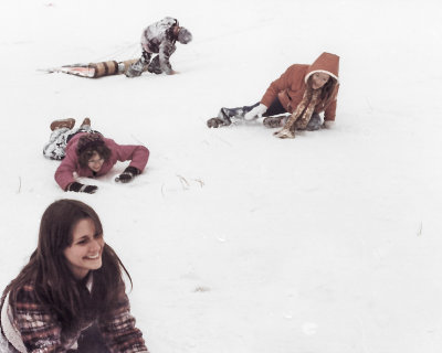 TOBOGANNING AROUND 1977