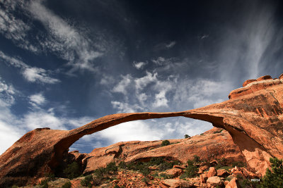 Arches National Park near Moab, Landscape Arch, UT