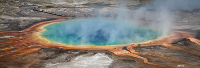 Yellowstone National Park, Grand Prismatic Spring, WY