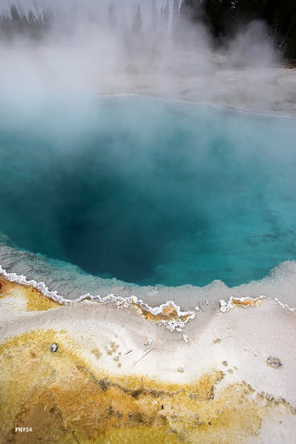 Yellowstone National Park, West Thumb Geyser Basin, Black Pool, WY