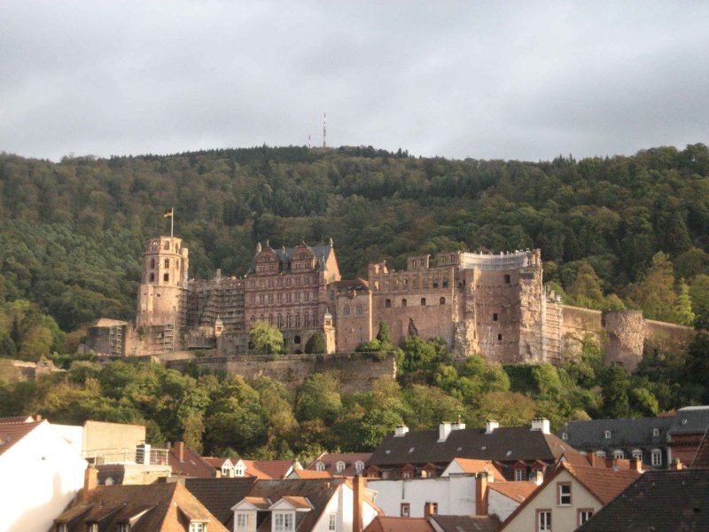 Le fameux chteau dHeidelberg