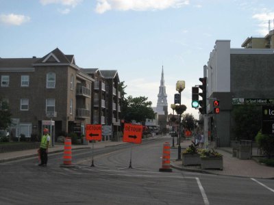 Voilà à quoi ressemble le centre de Rimouski