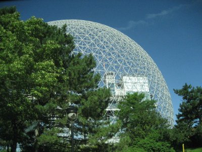 La Biosphre, muse de l'environnement, et anciennement pavillon des Etats-Unis de l'Expo 67