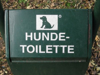 Toilettes pour chiens vgtariens