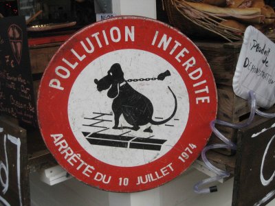 J'ignorais qu'une crotte de chien polluait !