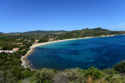 Sardinian coastal beach
