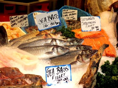 Bermondsey Market  Fish Display