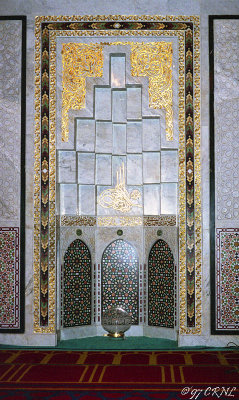 inside King Abdullah I Mosque