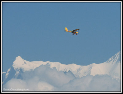 microlight flight in the Himalayas