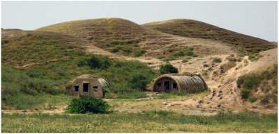 old barracks of the 1980's Iran-Iraq war