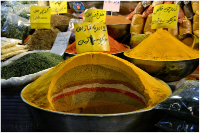 spices at the bazaar