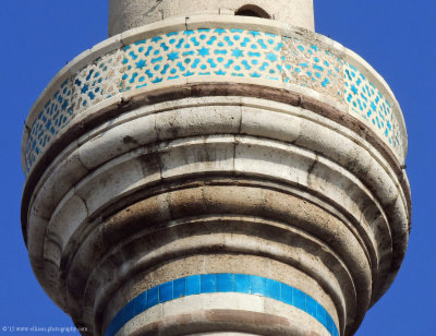 detail of the Mevlana museum minaret