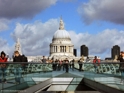 St. Paul's Cathedral from the Millenium Bridge