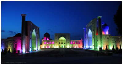 Samarkand: Light Show at the Registan