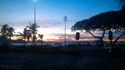 early morning at the Copacabana